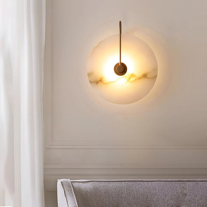 Beruhigende - LED-Wandleuchte in Alabaster-Optik