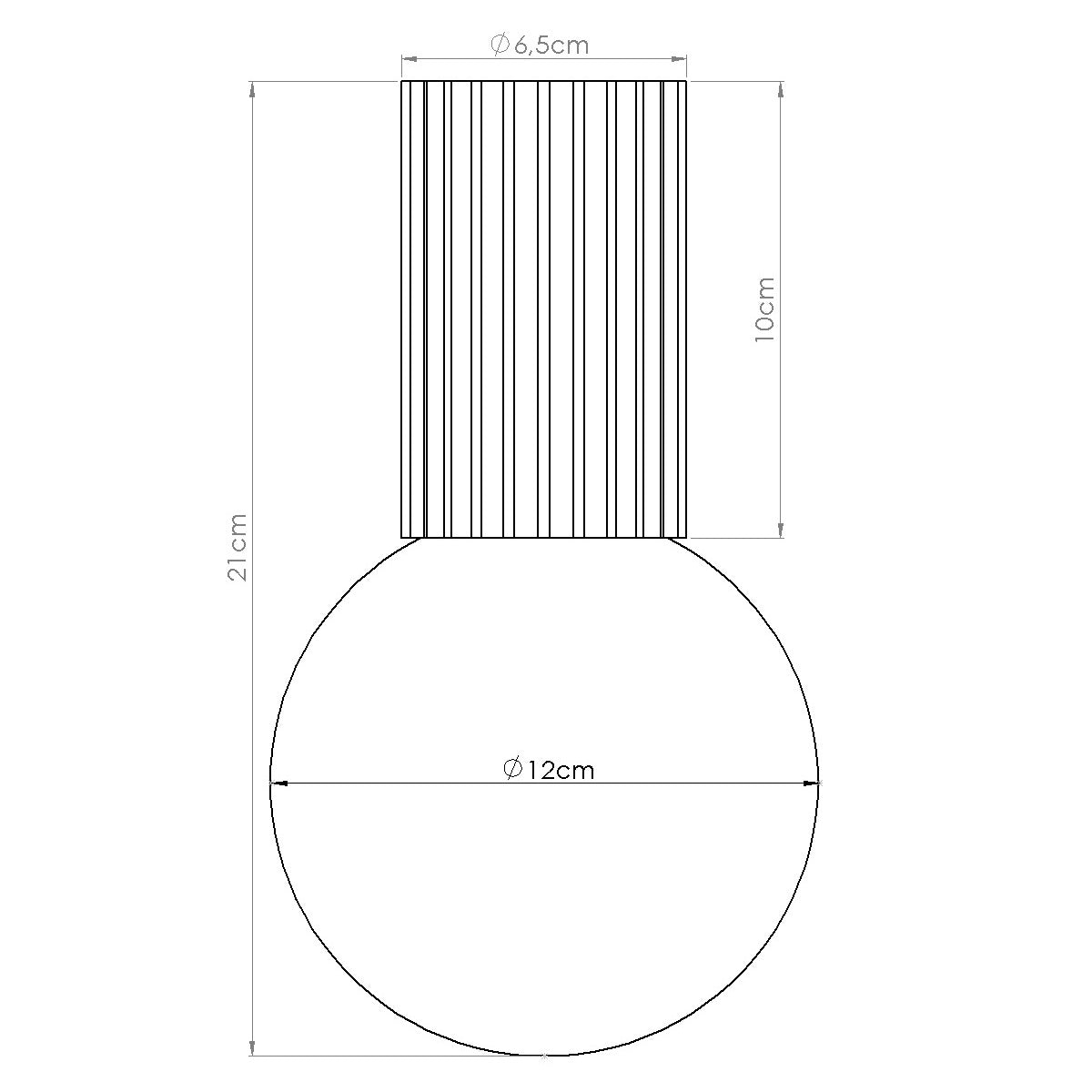 Orbita - Weiße Deckenleuchte IP44 mit mattiertem Glasschirm