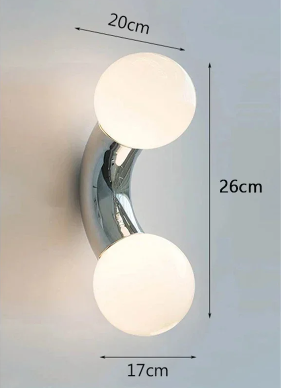 Luzana - Up&Down-Wandleuchte mit 2 G9-Leuchtmitteln