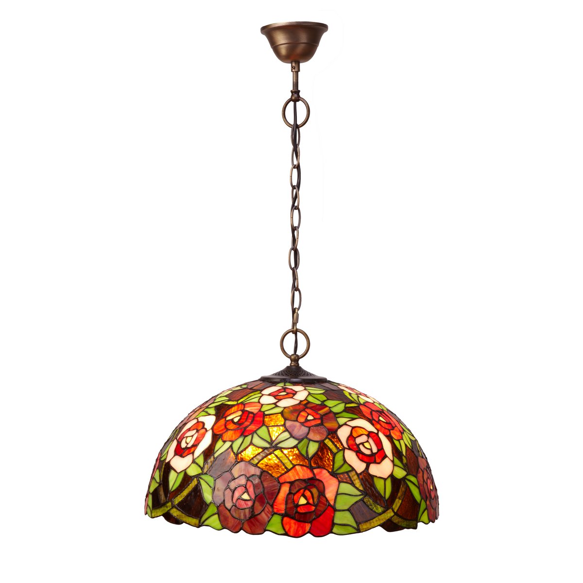 Alexandra - Lighting - Tiffany-Deckenleuchte mit Kette