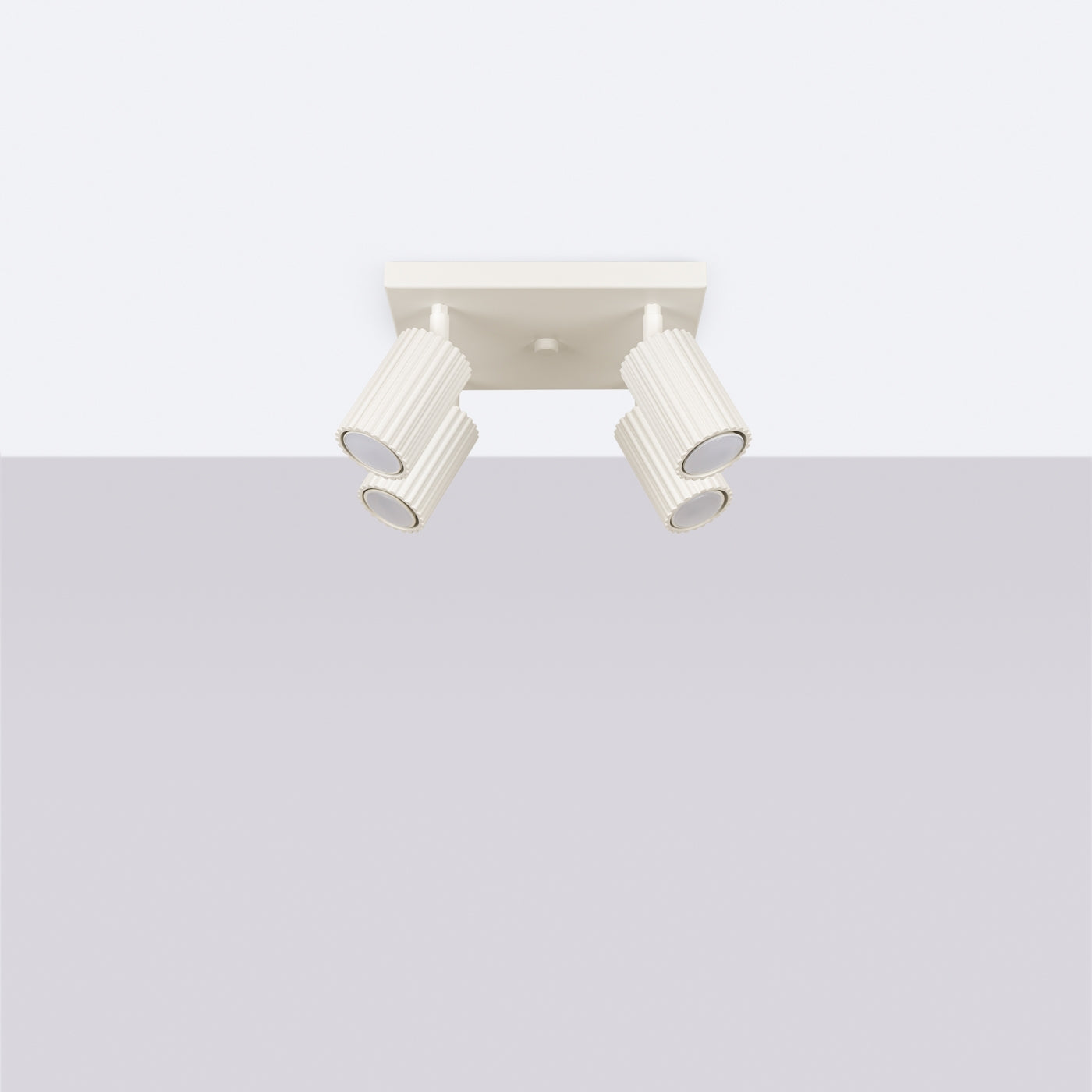 Stella - Beige 4-flammige Deckenleuchte
