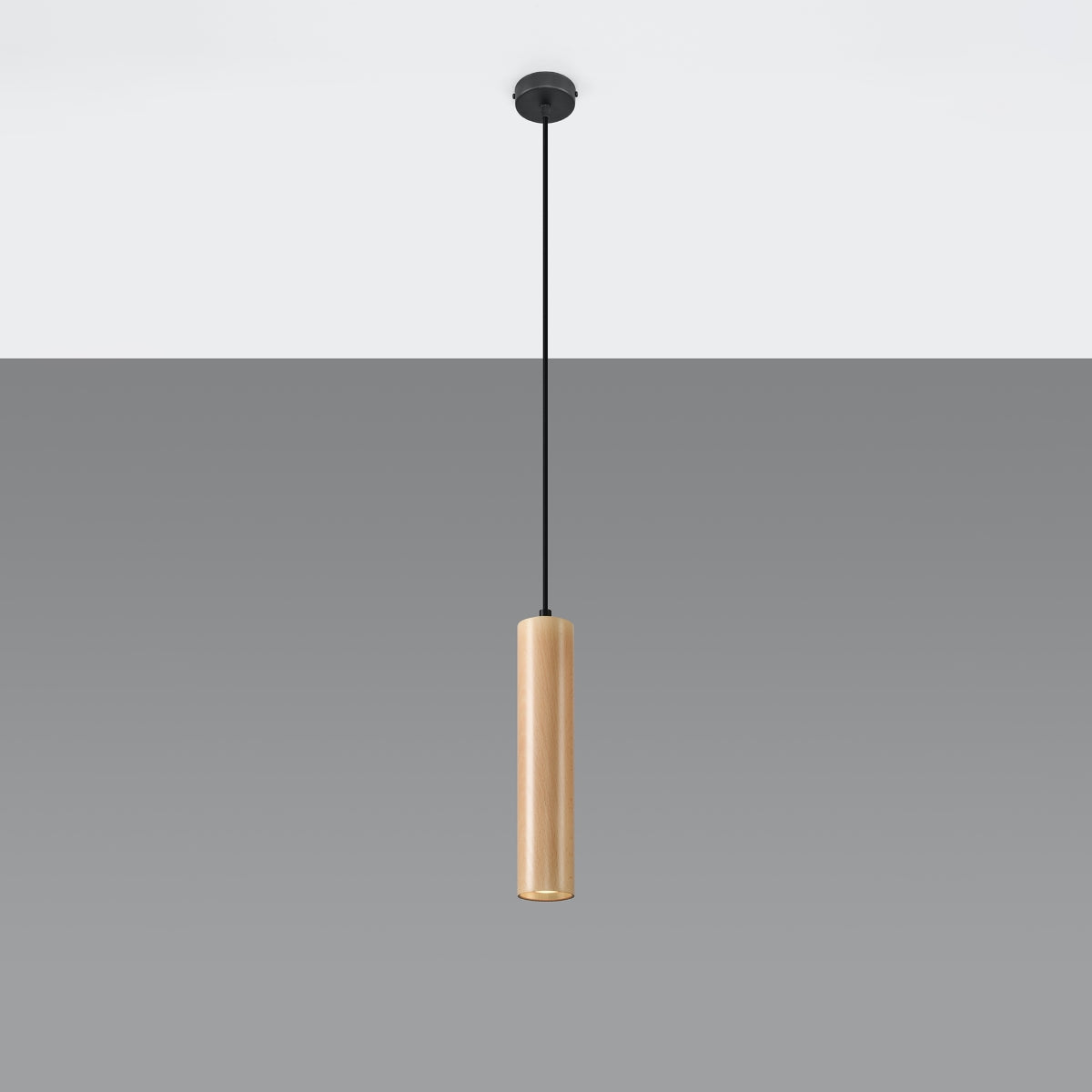 Nimbus - Pendelleuchte aus Holz, GU10, einflammig, Naturholz