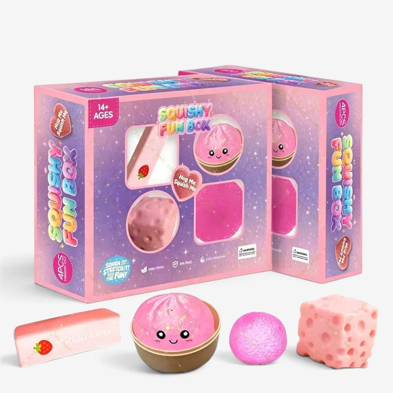 FoamJoy - Adventskalender mit 24 Squishy-Spielzeugen