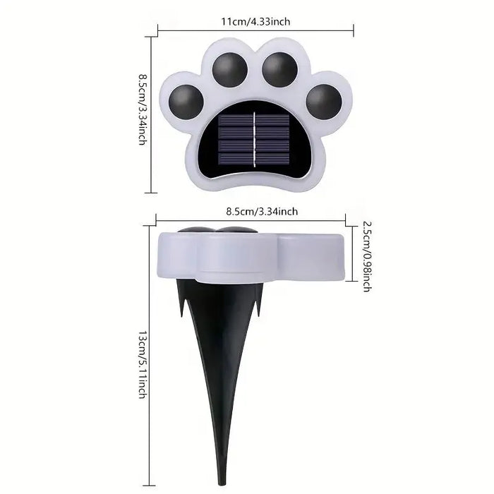 Paws - Solar Paws Kabellose Gartenstrahler IP65
