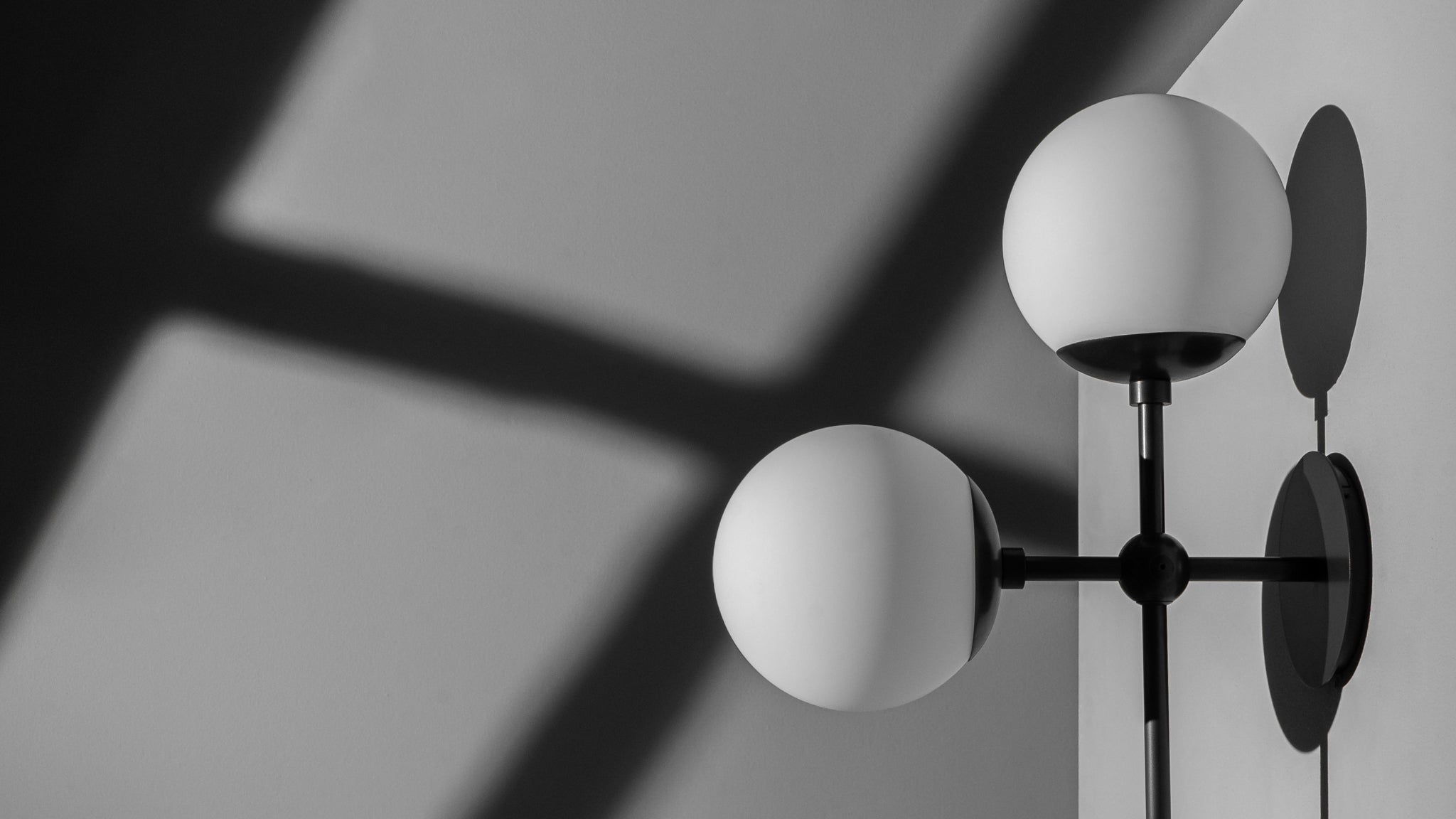 Armstrong - Dreifachleuchte aus Metall und Glas