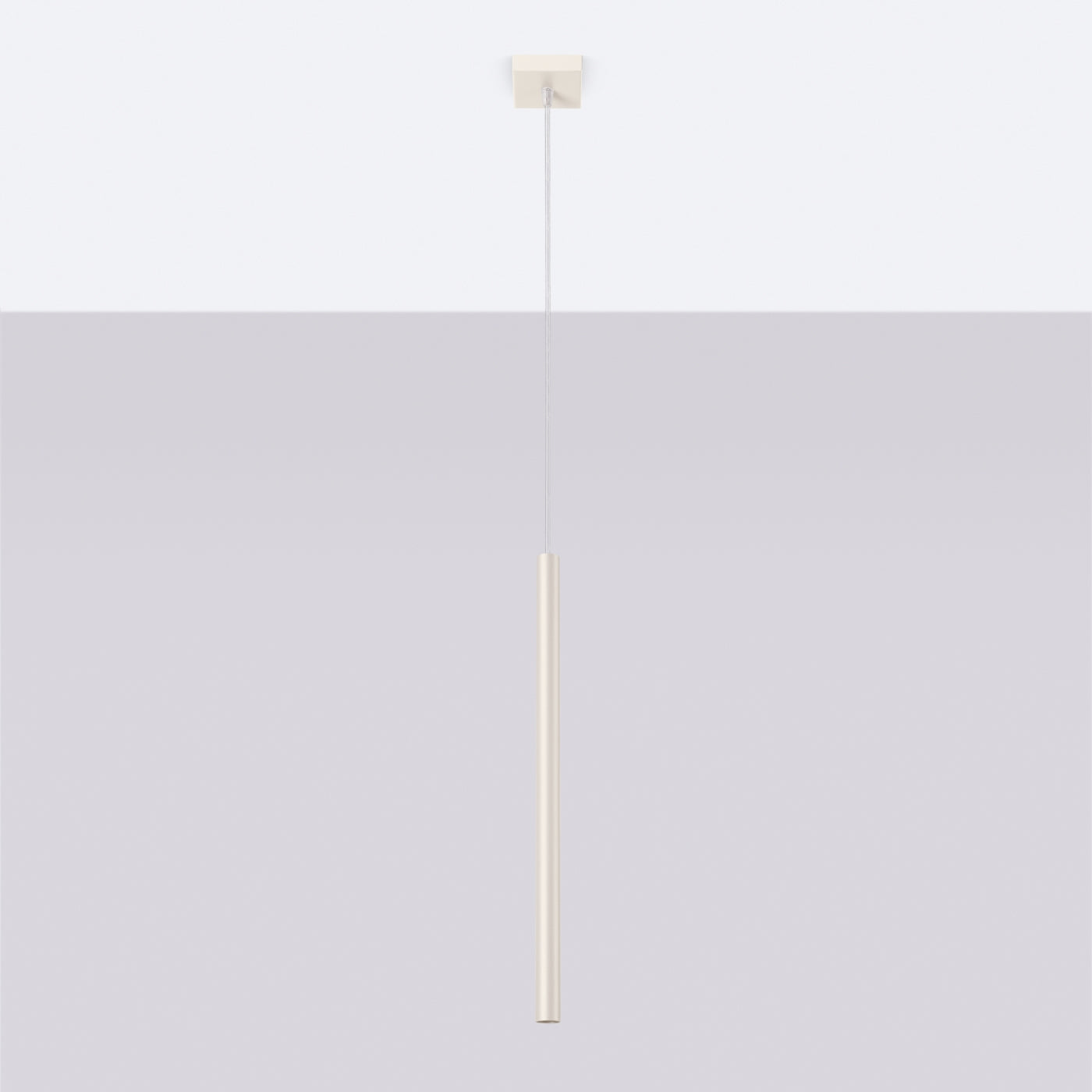 Stella - Beige Pendelleuchte, 1-flammig