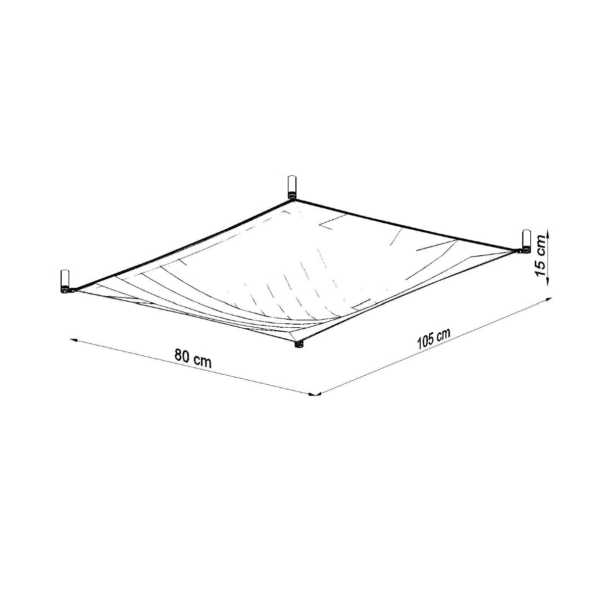 LUNA - 1 Deckenleuchte, weiße LED 3000K 850 lm