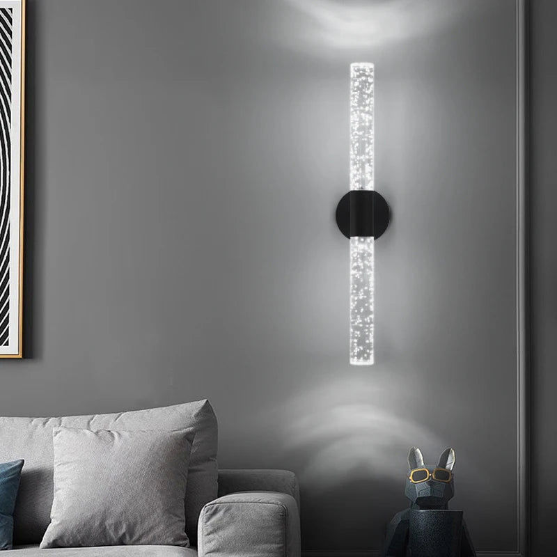 LumiGlas - Kristall-LED-Wandleuchte