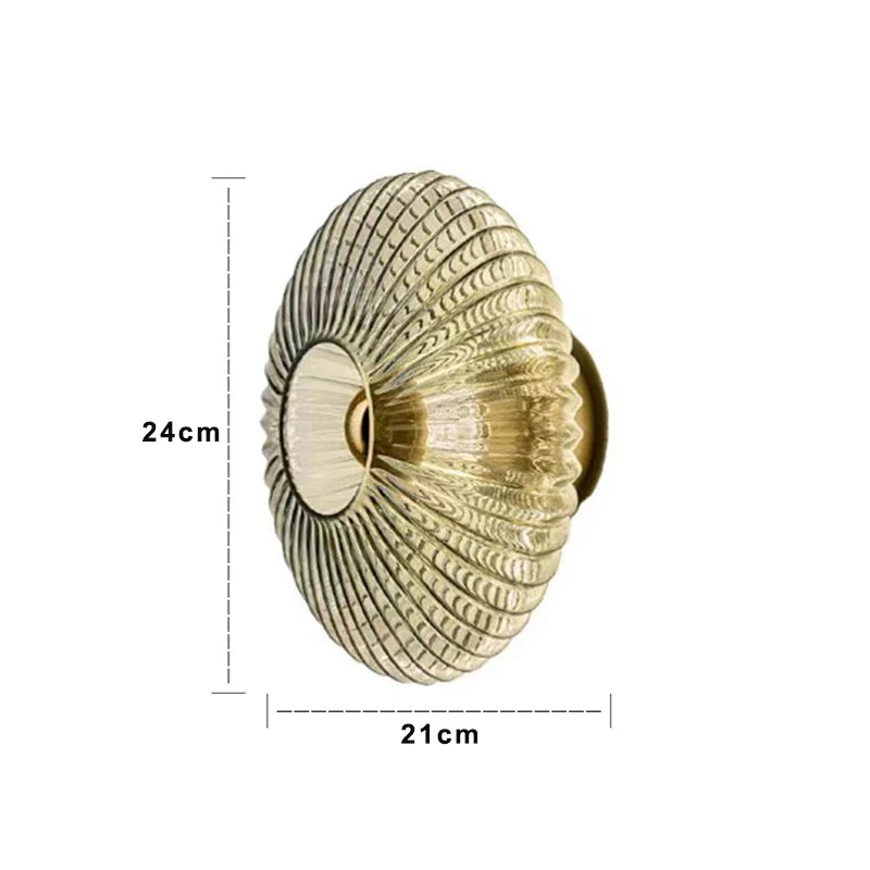 Noctua - Bauhaus Wandleuchte Klarglas