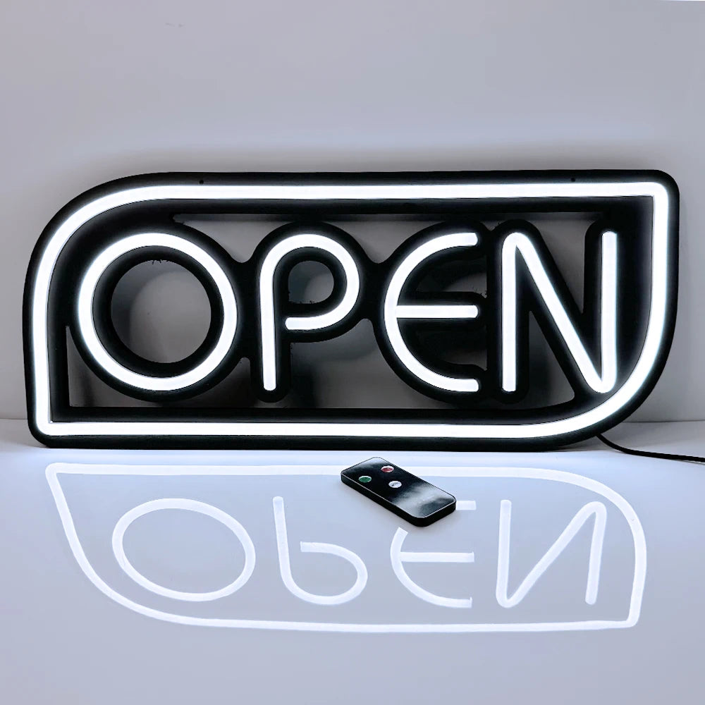 Neon-Schild - OPEN mit ultraheller LED