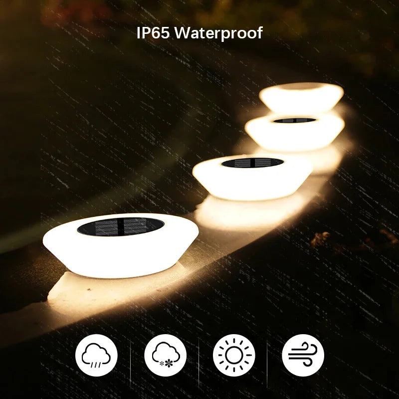 SOLAR360 - LED-Bodenstrahler, Warmweiß