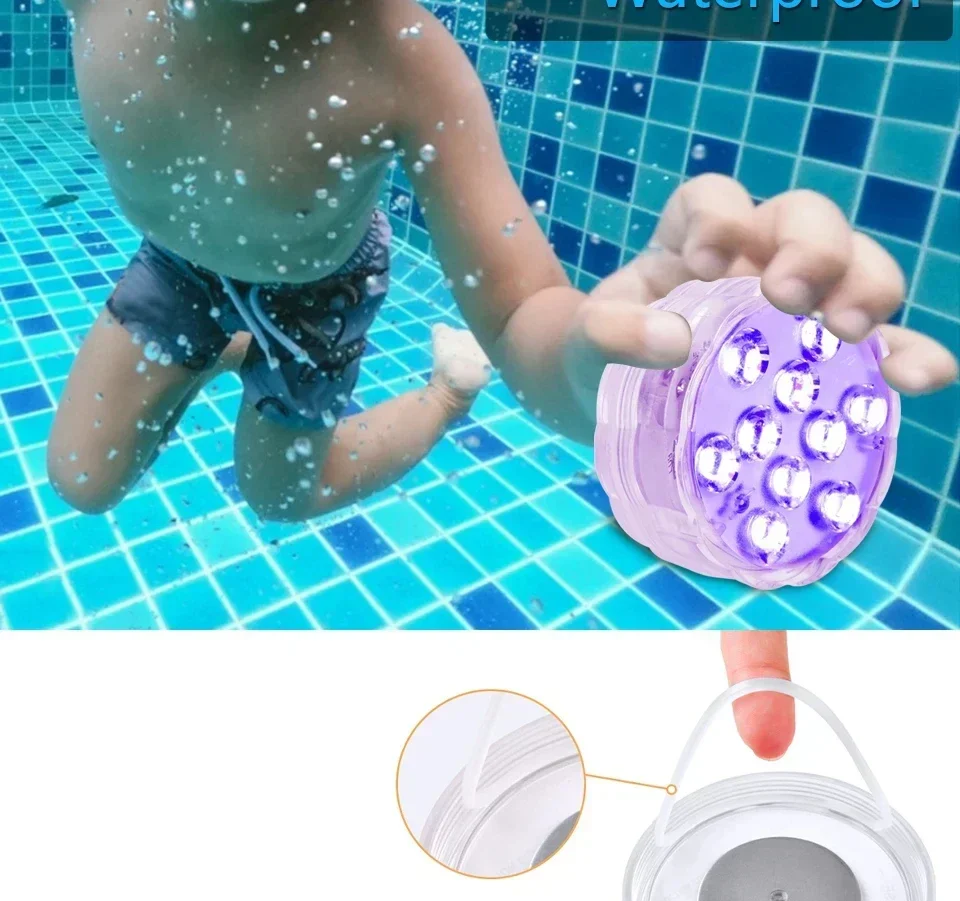 Casaluna - RGB-Unterwasserleuchte IP68 mit Magnet und