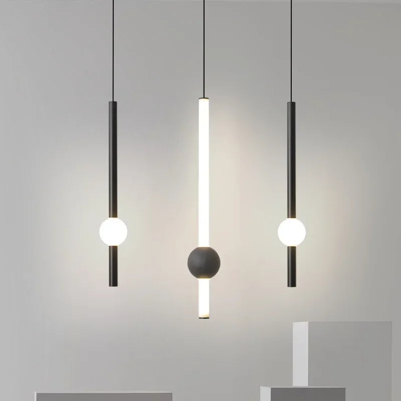 Geometrische - LED-Pendelleuchte aus Metall