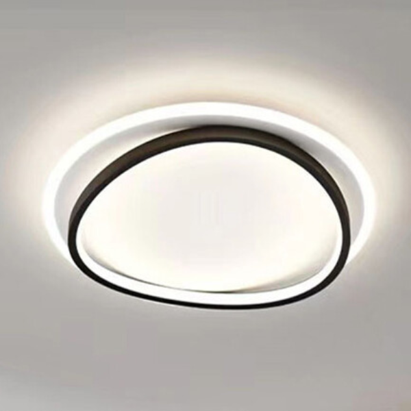 Stella - Moderne LED-Deckenleuchte, schwarz und gold