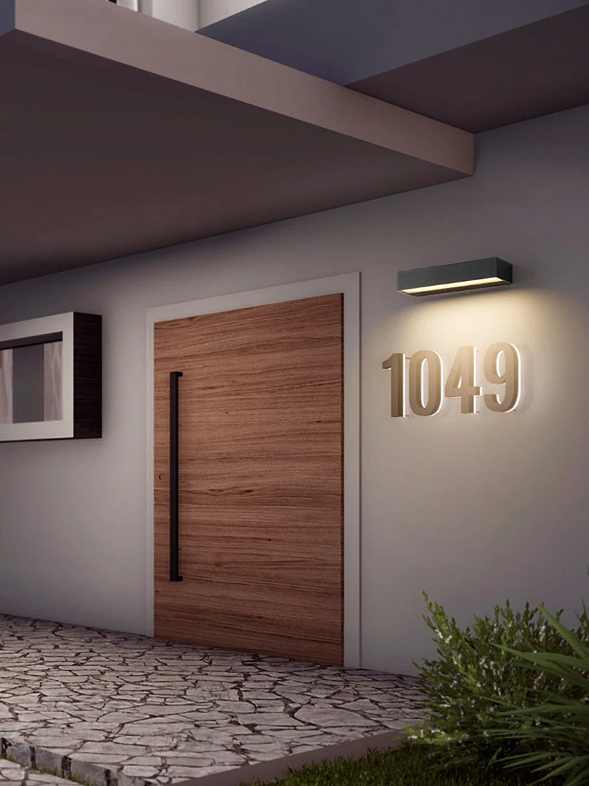 Gardia - IP65 LED-Außenwandleuchte 12/18/30 W aus Aluminium