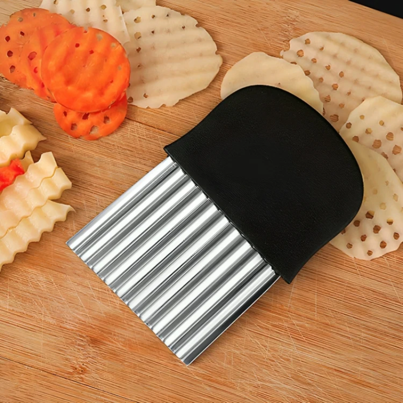 WaveSlice - Edelstahl-Wellenschneider für Gemüse