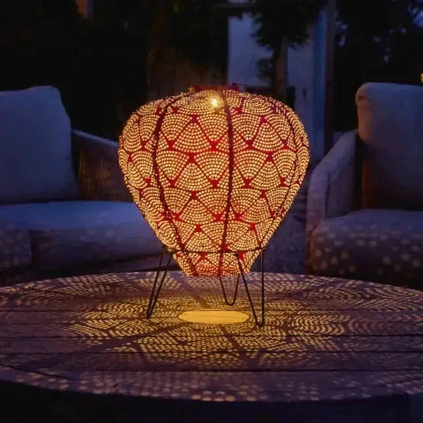 Solarlaterne - Heißluftballon-Design