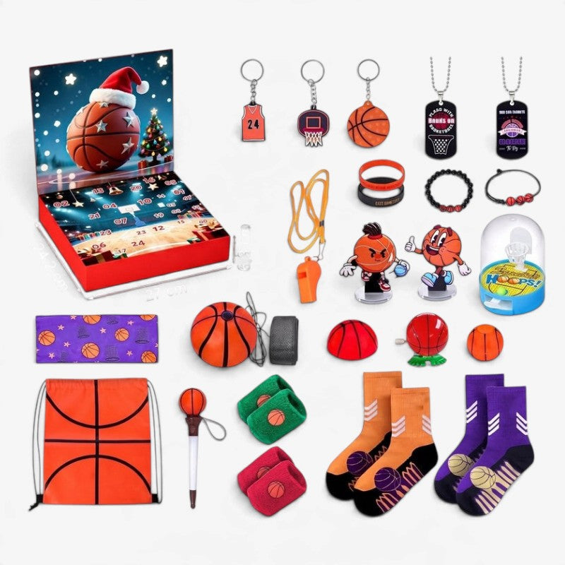 HoopQuest - Basketball-Adventskalender mit 24 Überraschungen