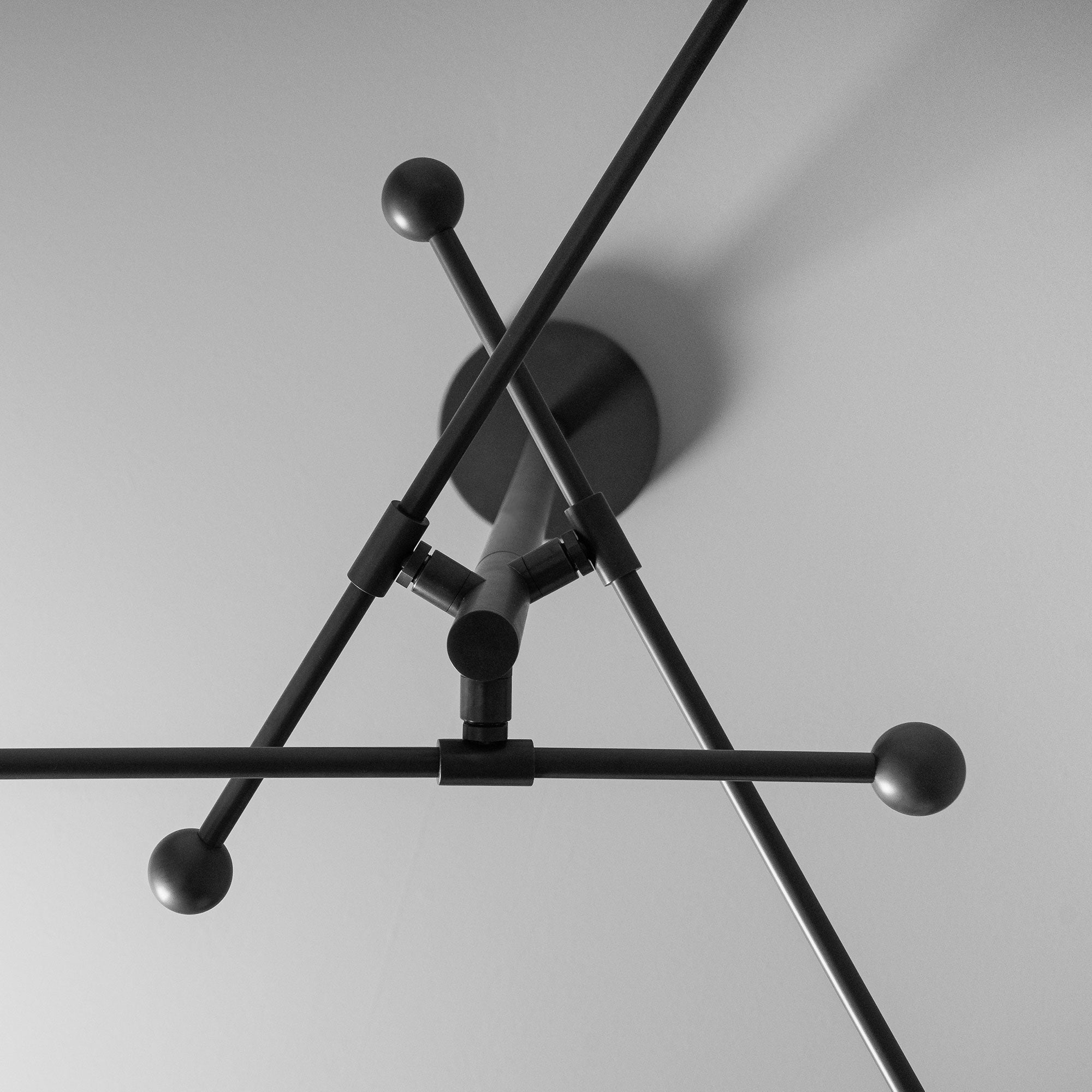 Nimbus - Kronleuchter aus Metall und Glas mit 3 Armen