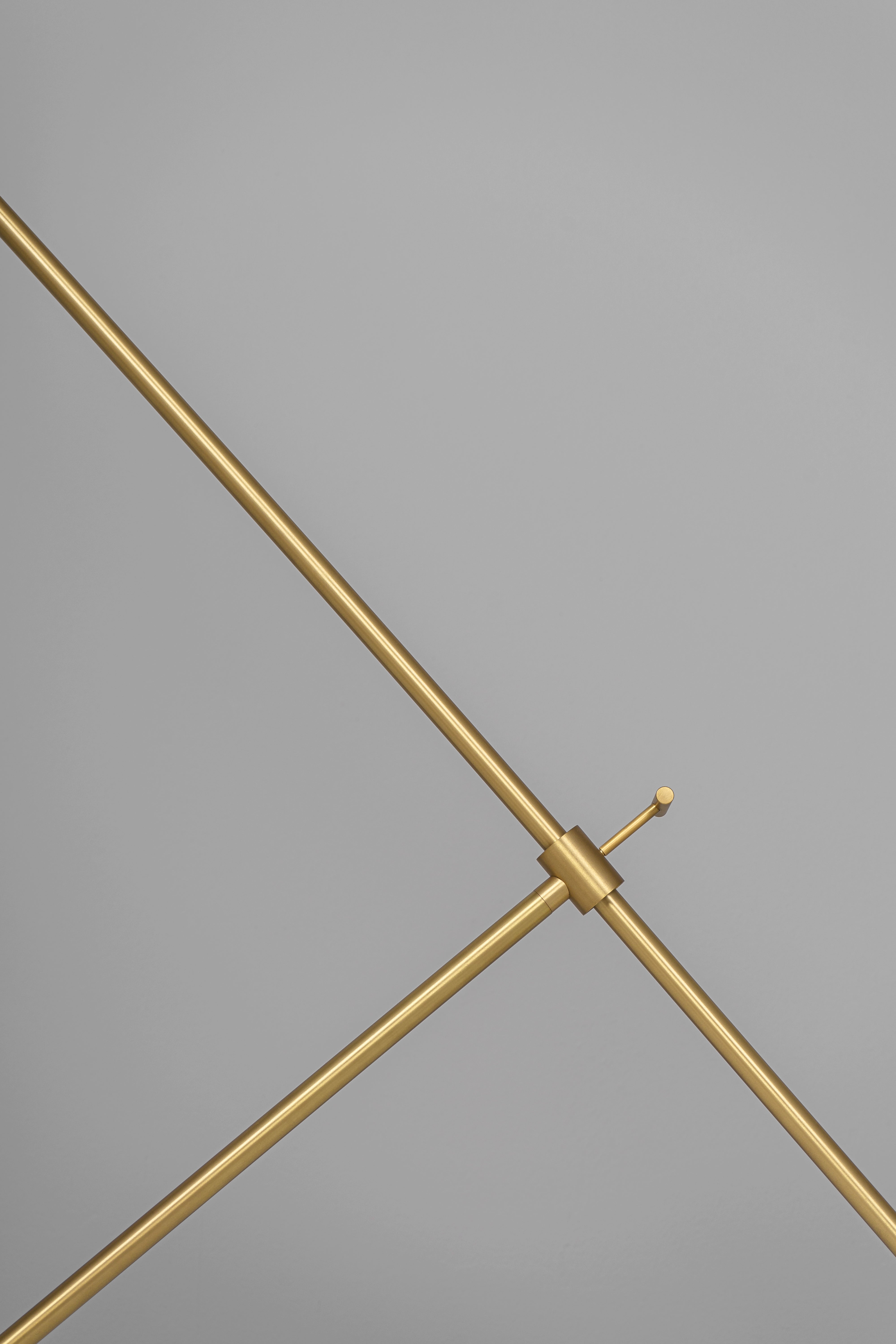 Metall/Glas - Stehleuchte, Metall/Glas, 1880 mm hoch