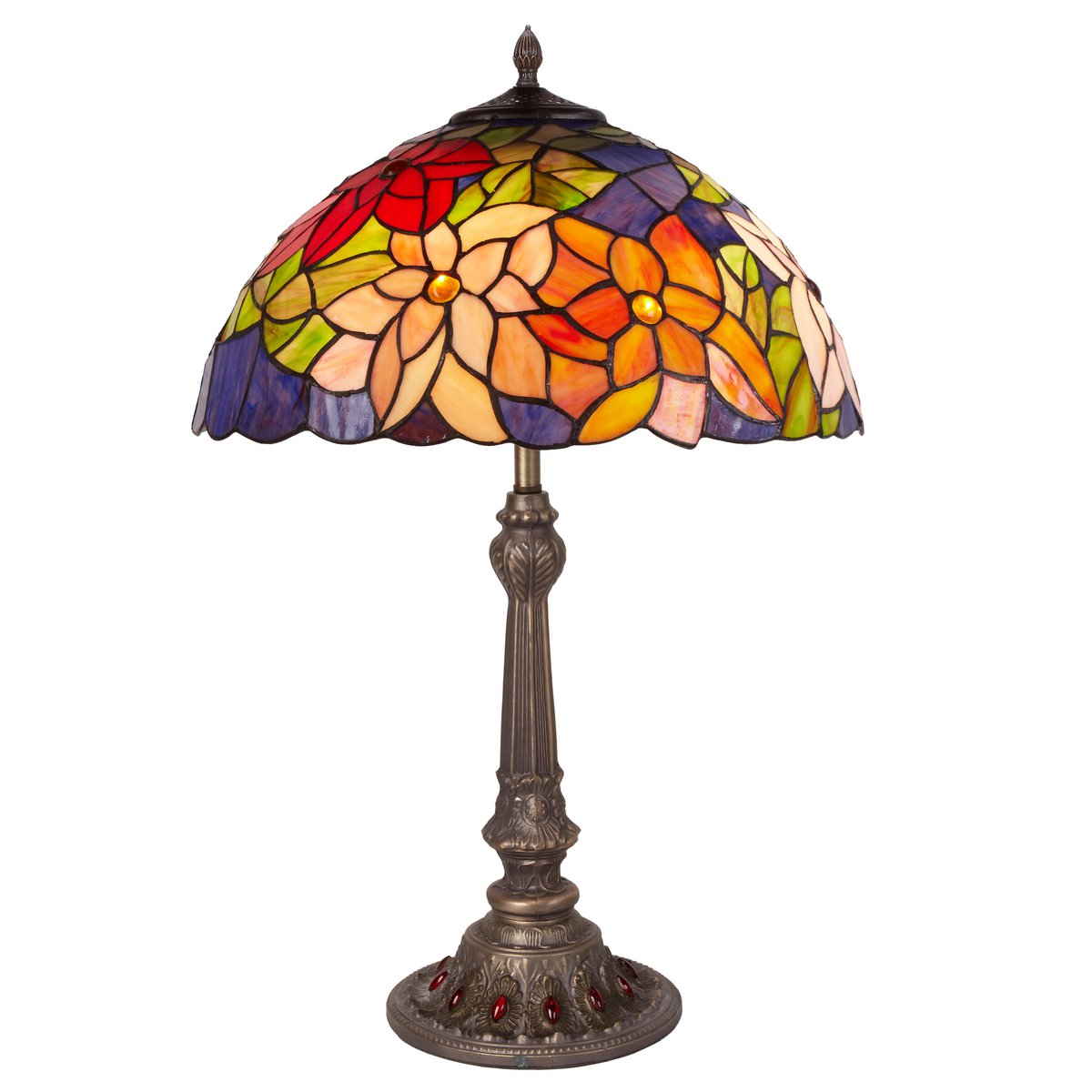 Alexandra - Lighting - Große Tiffany-Tischleuchte 40 cm