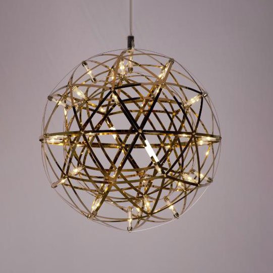 Lucero - LED-Pendelleuchte, 50 cm, Metallbänder