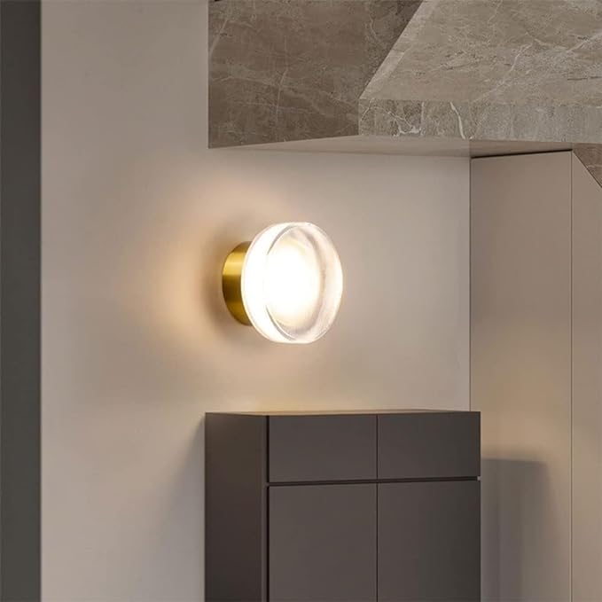 Noctua - Moderne Glas Wandleuchte LED
