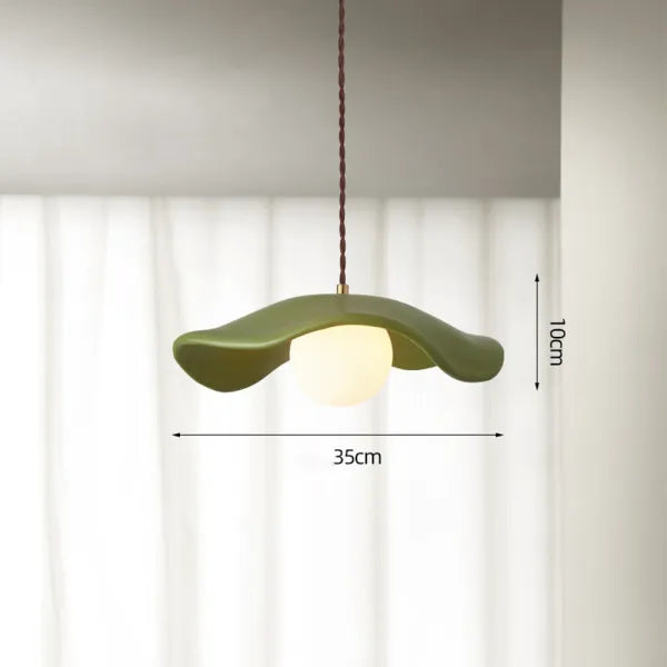 Wabi - Sabi Pendelleuchte für Esszimmer, Lotusblatt-Design,