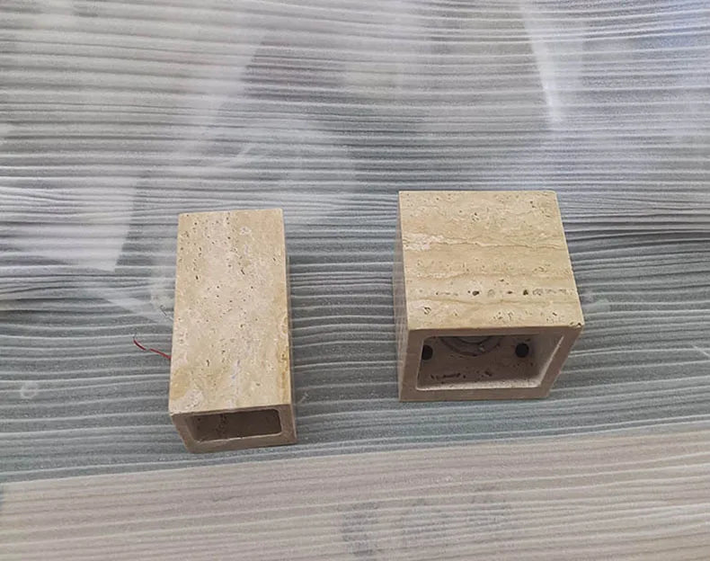 Khaki - Marmor-Wandleuchte, Khaki
