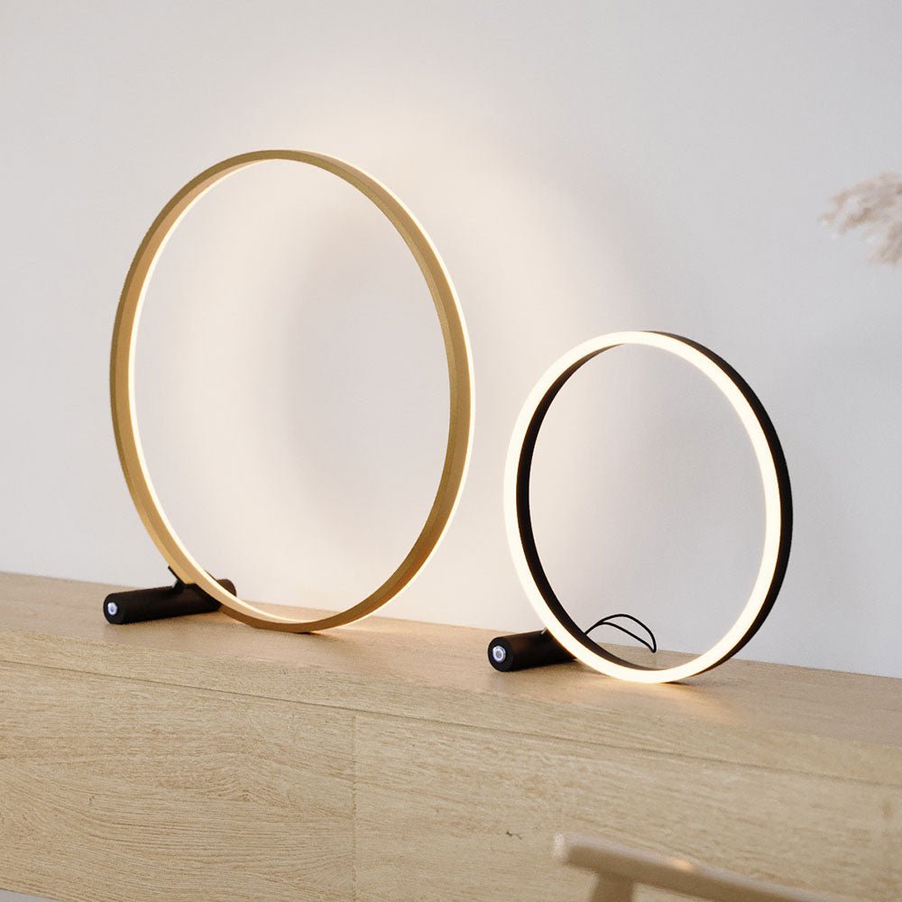 Tabora - LED-Ring-Tisch-/Stehleuchte
