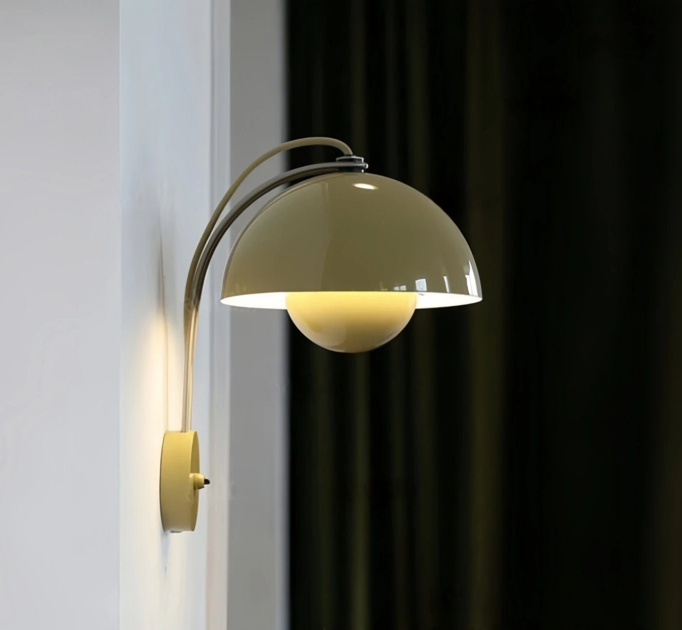 Skandinavische - Wandleuchte E27 mit integrierter LED