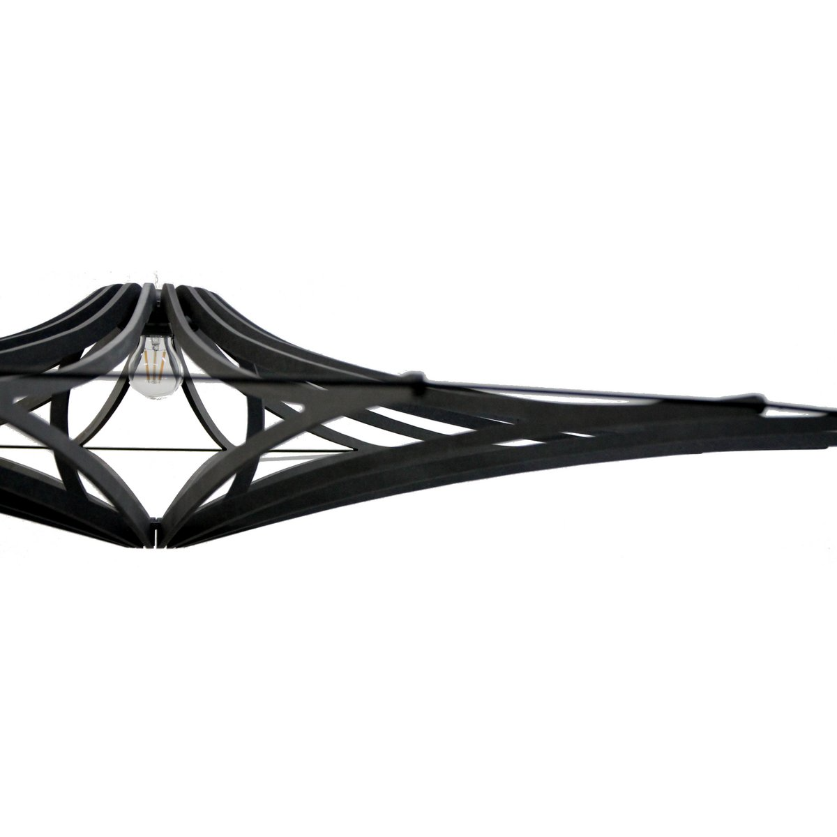 Orbita - XL Design Pendelleuchte 160 cm, Mattschwarz