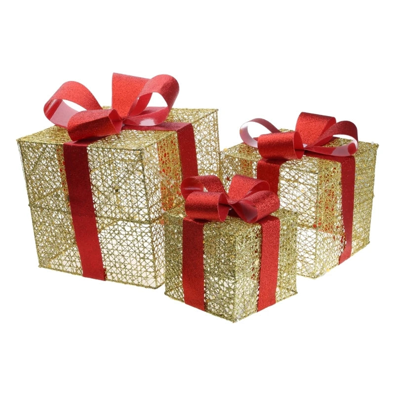 Beleuchtete - Geschenkboxen, 3er-Set