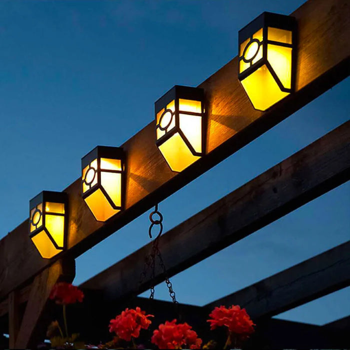 Zonne - LED-Wandleuchte