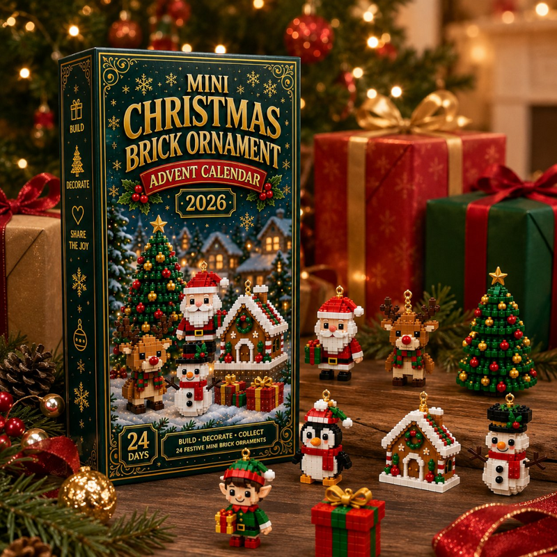 Adventara – 24-Tage-Adventskalender mit Weihnachtsdekorationen