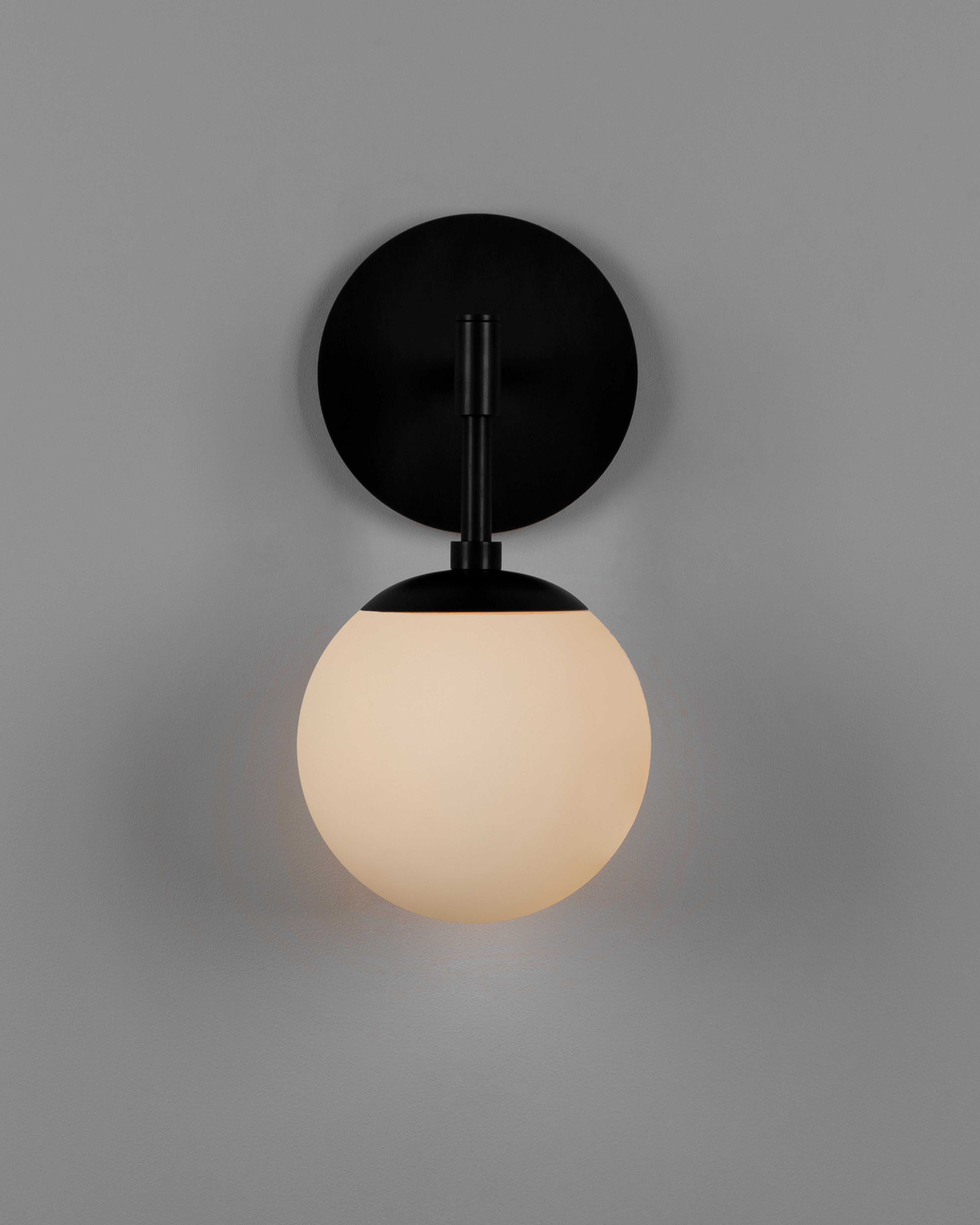 Metall/Glas - Designer-Wandleuchte, Metall/Glas