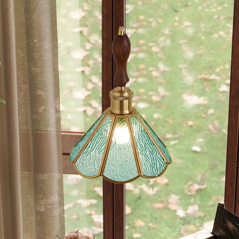 Polara - Tiffany-Pendelleuchte aus Vintage-Glas