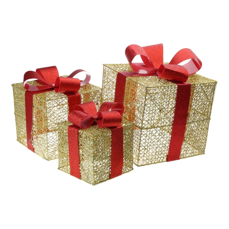 Beleuchtete - Geschenkboxen, 3er-Set