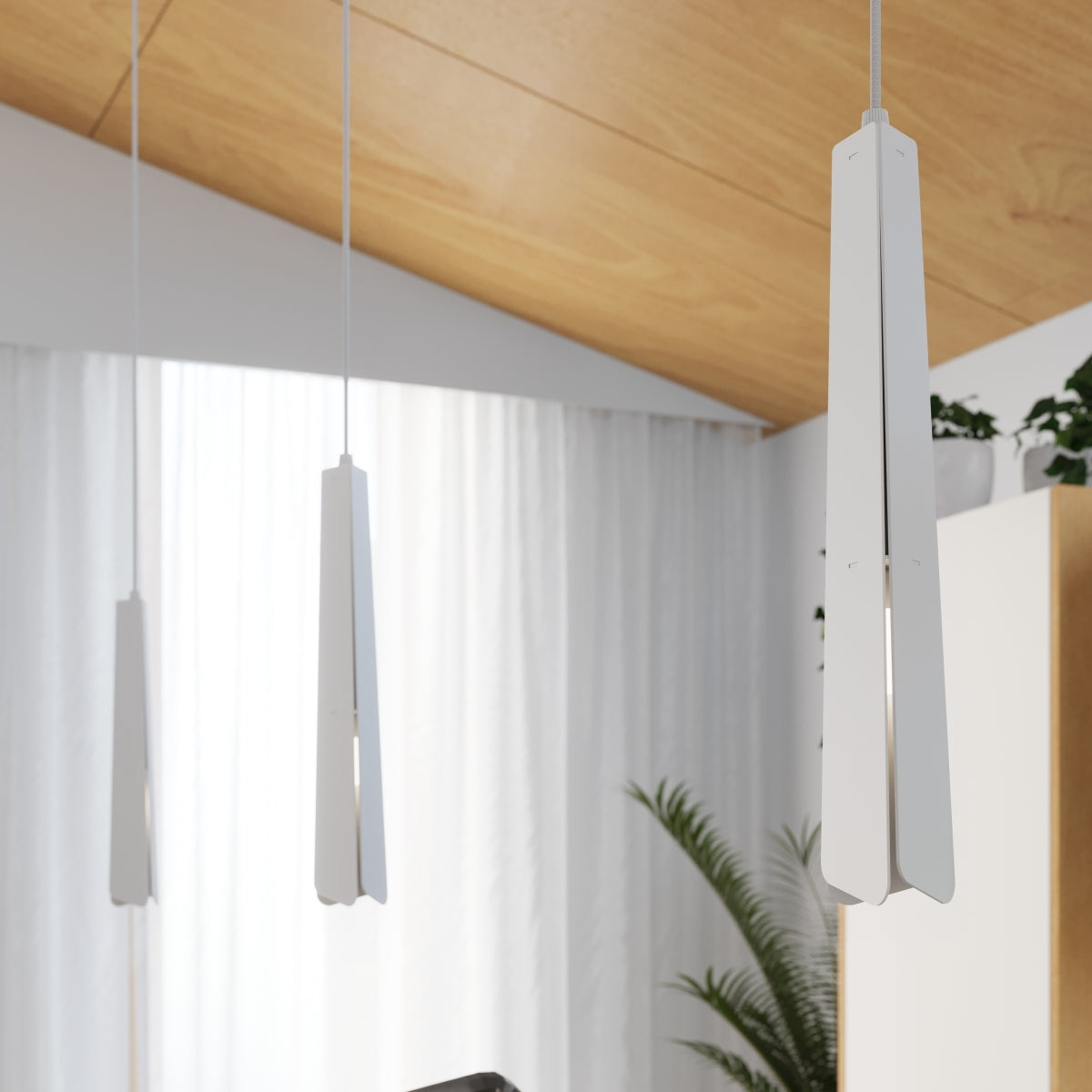 PRYSM - 3L weiße Pendelleuchte