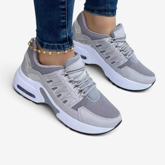 FlexTread - Schnürsneaker mit runder Spitze und flexibler Gummisohle