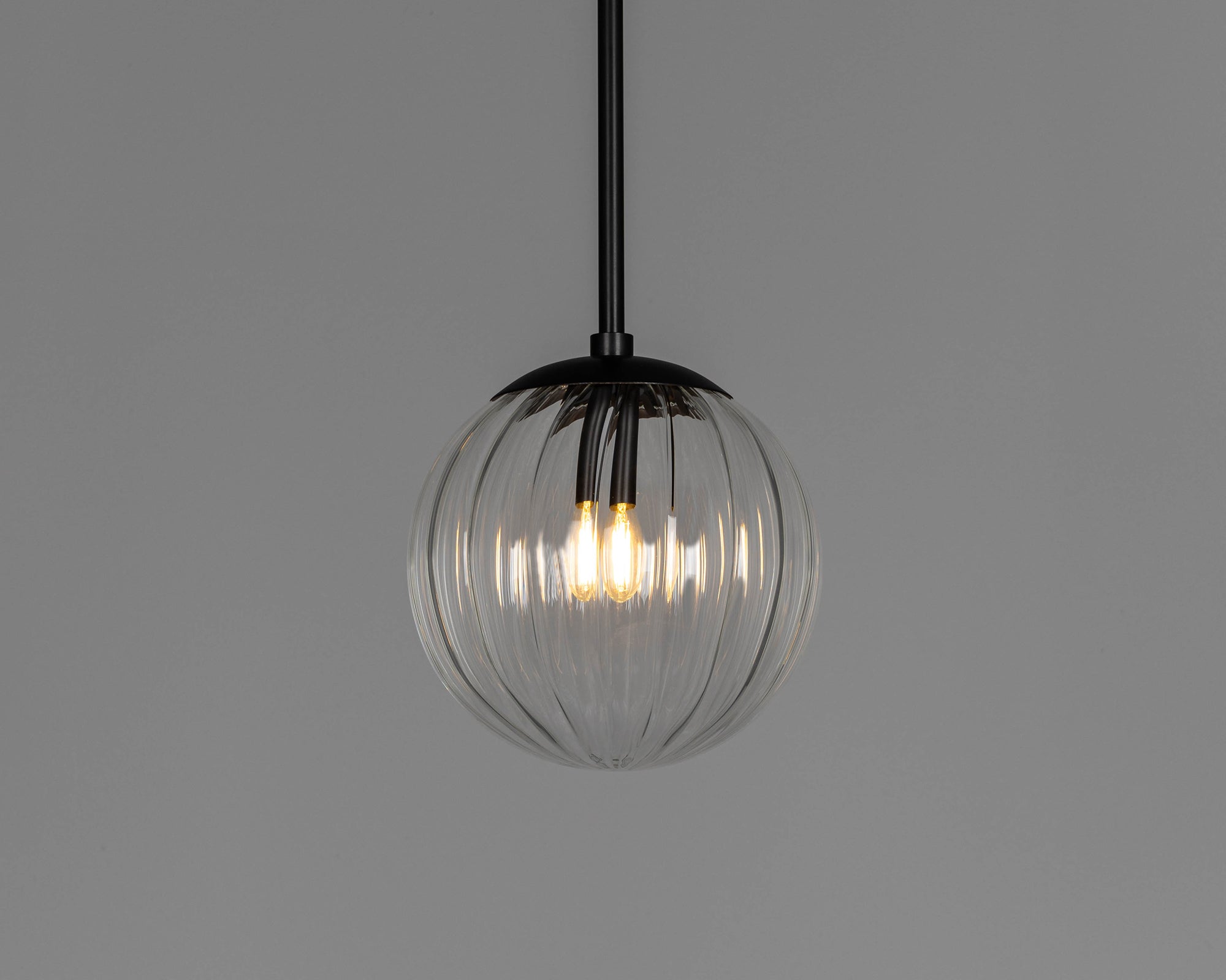 Metall/Glas - Pendelleuchte, Metall/Glas