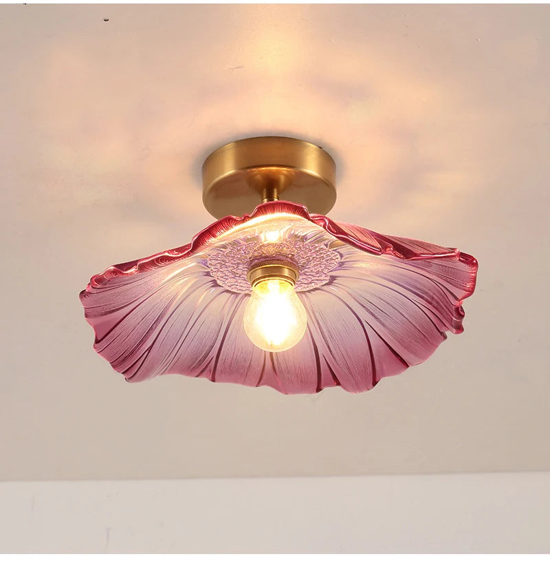 Celira - Art-Deco-Pendelleuchte aus Glas und Eisen