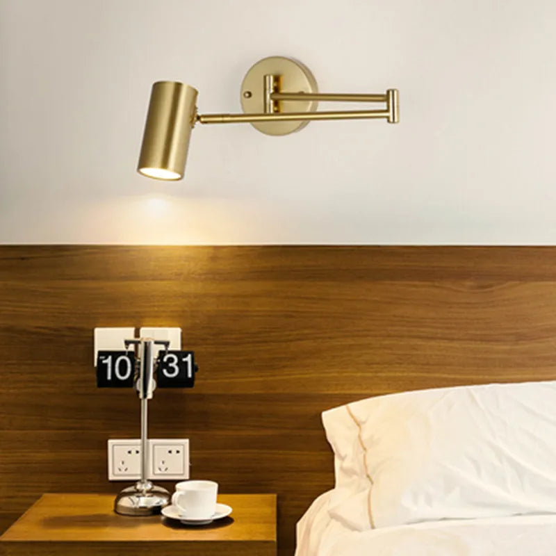 Verstellbare - Wandleuchte mit langem Arm (E27) inkl. LED