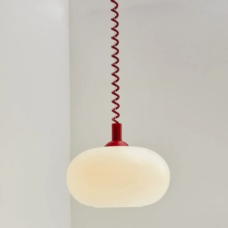 Minimalistische - Glaspendelleuchte mit LED