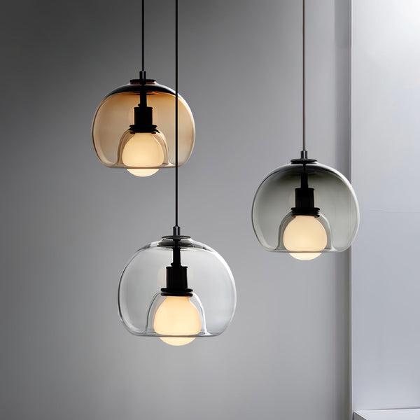 Aurela - Moderne, minimalistische Glaspendelleuchte