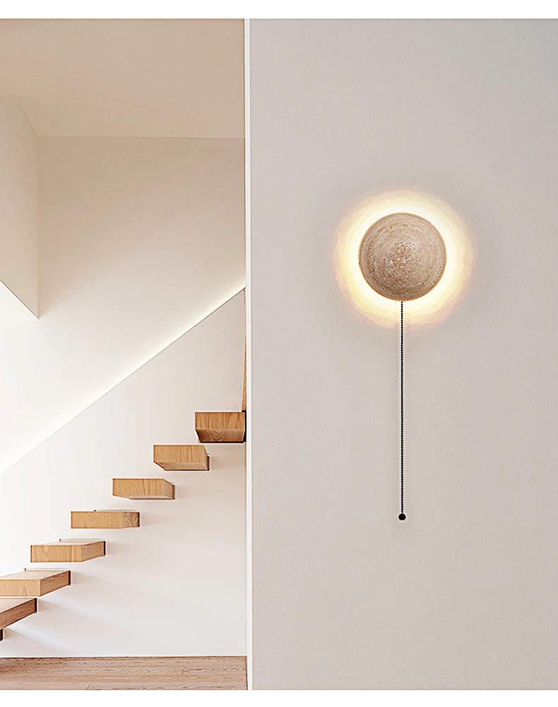 Mureto - Wabi-Sabi-Marmor-Wandleuchte