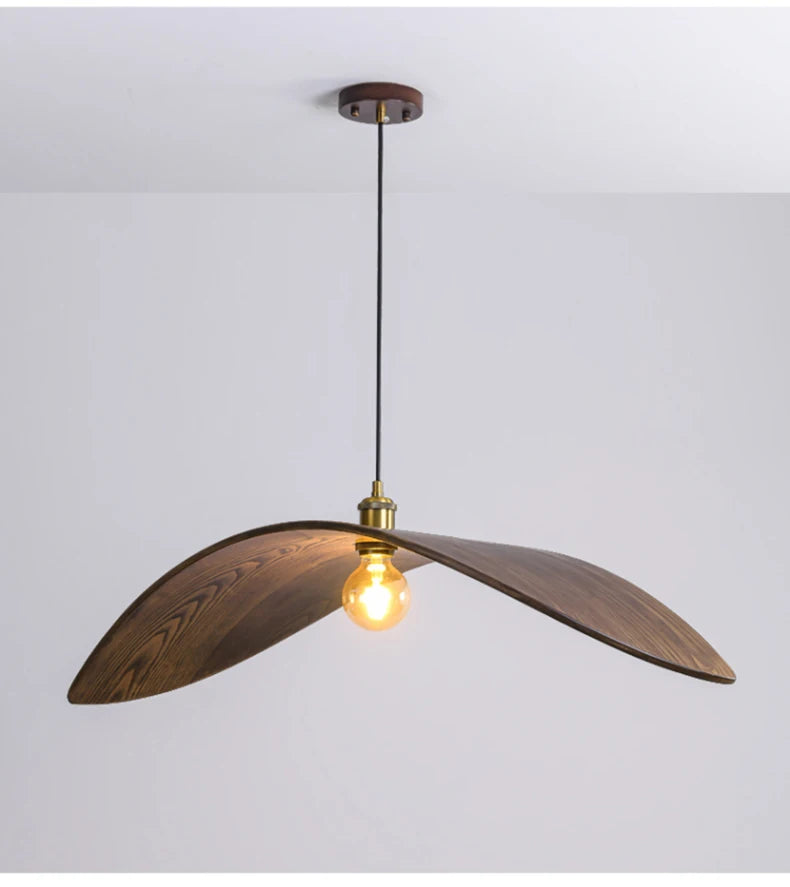Lumio - Vintage-Hängeleuchte aus Holz, Ø 60/