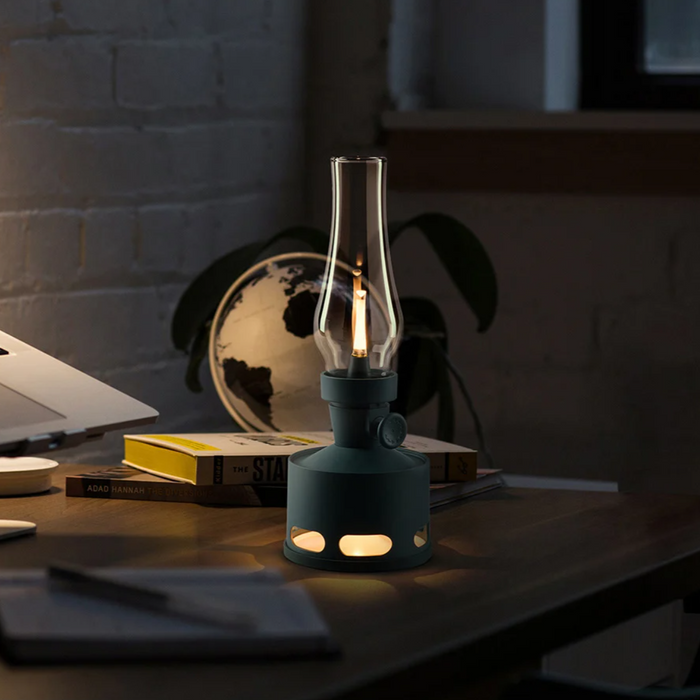 Nestor - Vintage LED-Laterne aus Aluminium & Glas