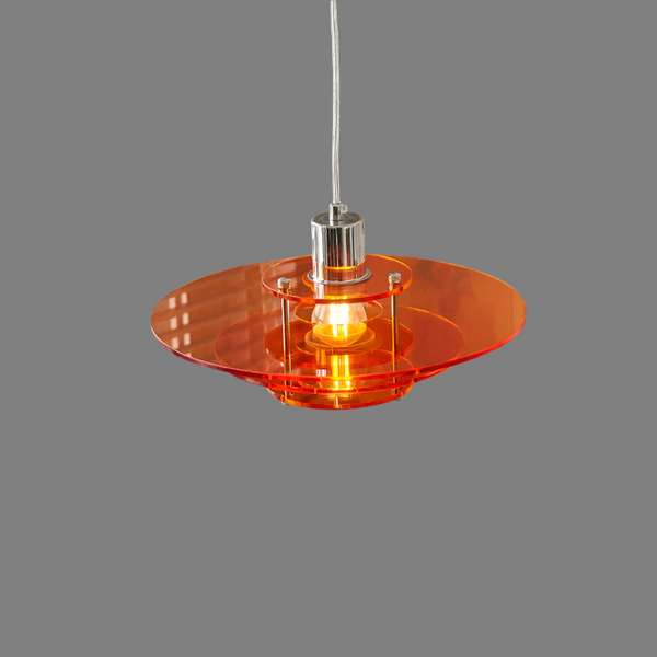 Stella - Vintage-UFO-Pendelleuchte aus Acryl
