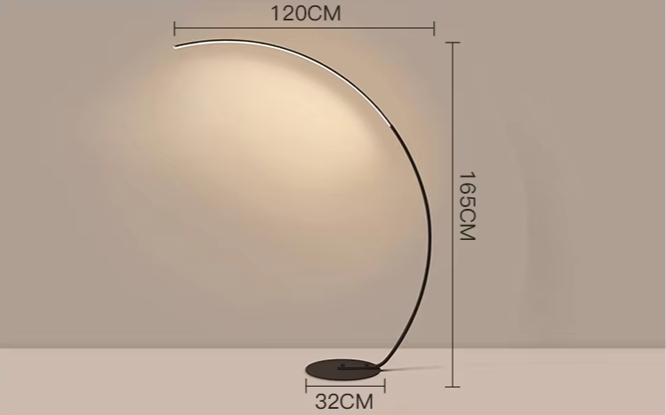Schlanke - LED-Stehleuchte 170 cm